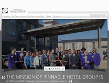 Tablet Screenshot of pinnaclehotelgroup.com